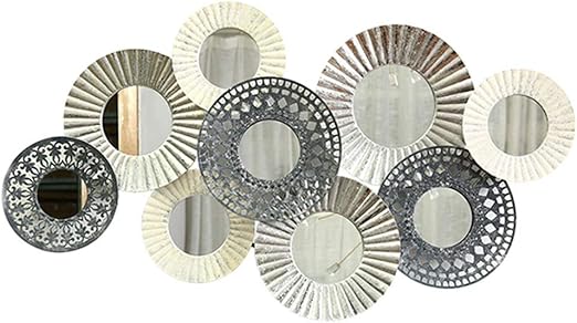 Fenfouba Arte De La Pared De Metal Decoracion Tridimensional De