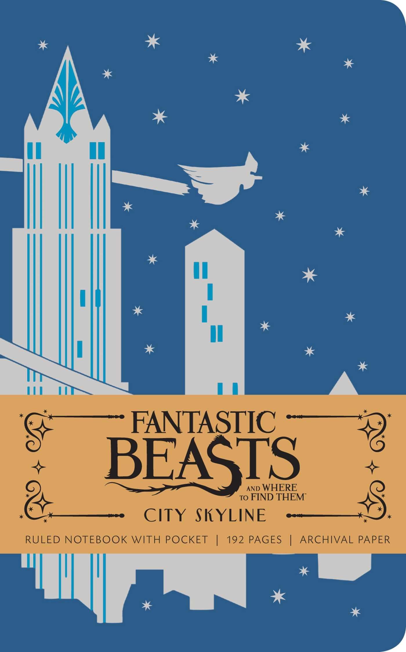 Insights Fantastic Beasts And Where To Find Them: City Skyline Hardcover Ruled Notebook