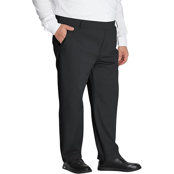 savane men's pleated select edition crosshatch dress pant Savane Men's Big & Tall Flat Front Select Edition Crosshatch Dress Pant,  Charcoal, 52W x 30L at Amazon Men's Clothing store