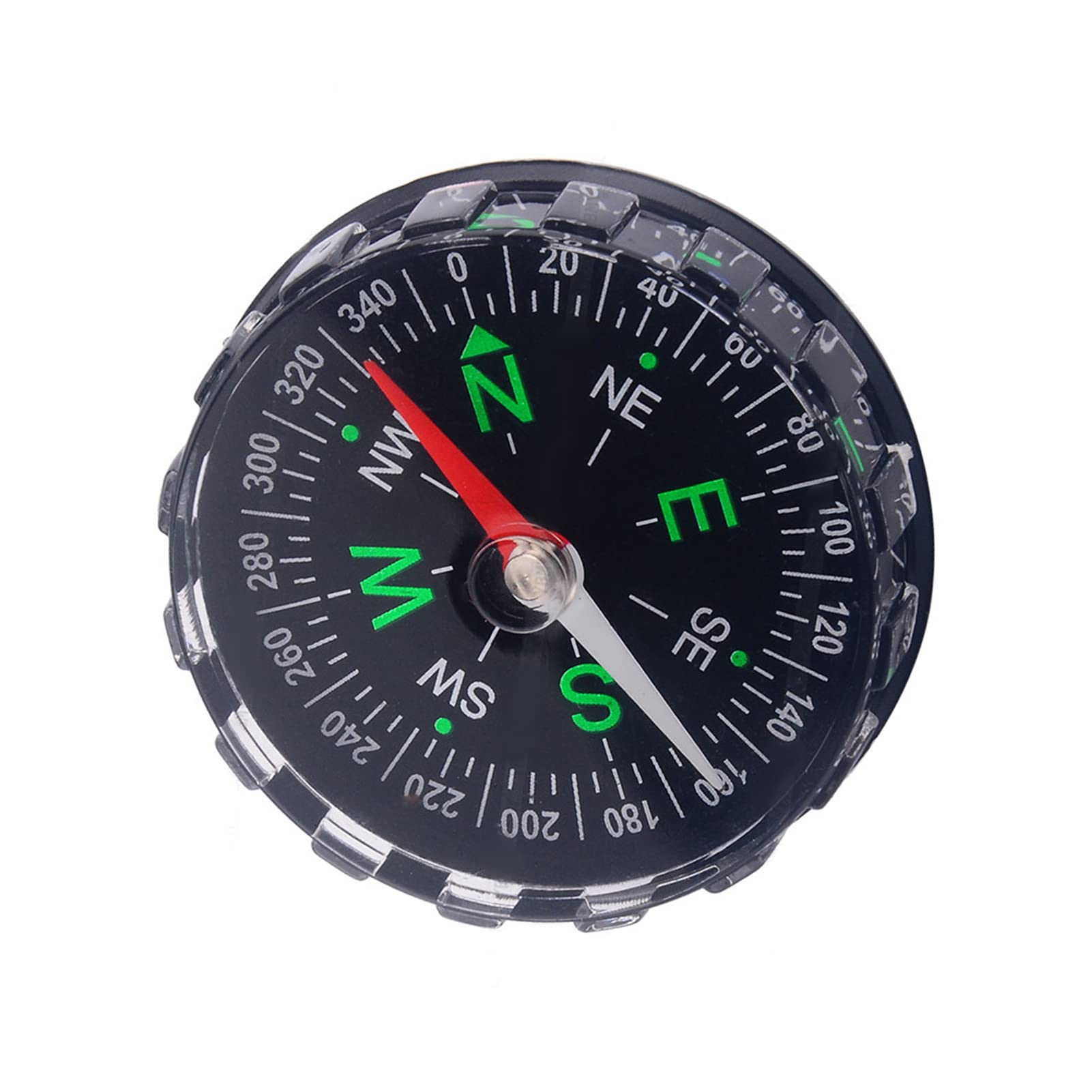 Demeras Compass, Waterproof Compass Professional Button Compass Pointing North Compass for Hiking Military Navigation