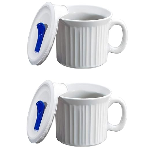 CorningWare - Taza de sopa con tapa ventilada para ...