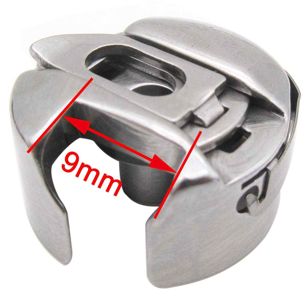 ckpsms Brand - #BC-PF9076-NBL New Compatible with PFAFF Sewing Machines Bobbin Case 9mm NO Backlash (2 PCS)