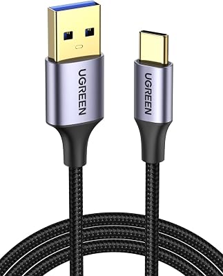 USB C Ladekabel QC 3.0 USB C Kabel USB 3.0 5Gbps Nylon