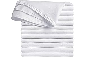 BRANDILO High Absorbancy Reusable Flat Cloth Diapers, Soft & Safe 27 X 27 100% Cotton Burp Cloth, Also Great to Clean Mirrors (3)