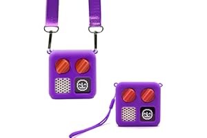 Silicone Cover for Yoto Mini with Shoulder Strap, Adventure Jacket Case Protective Skin Yoto Accessories with Wrist Lanyard, 