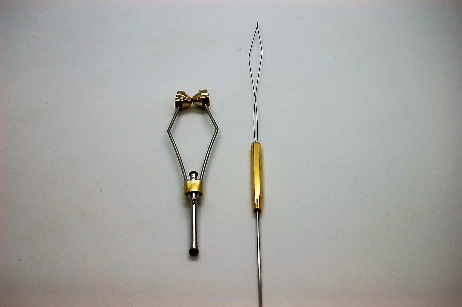 Ceramic Bobbin Holder and Bobbin Threader, Cleaner, Fly Tying, Fly Fishing