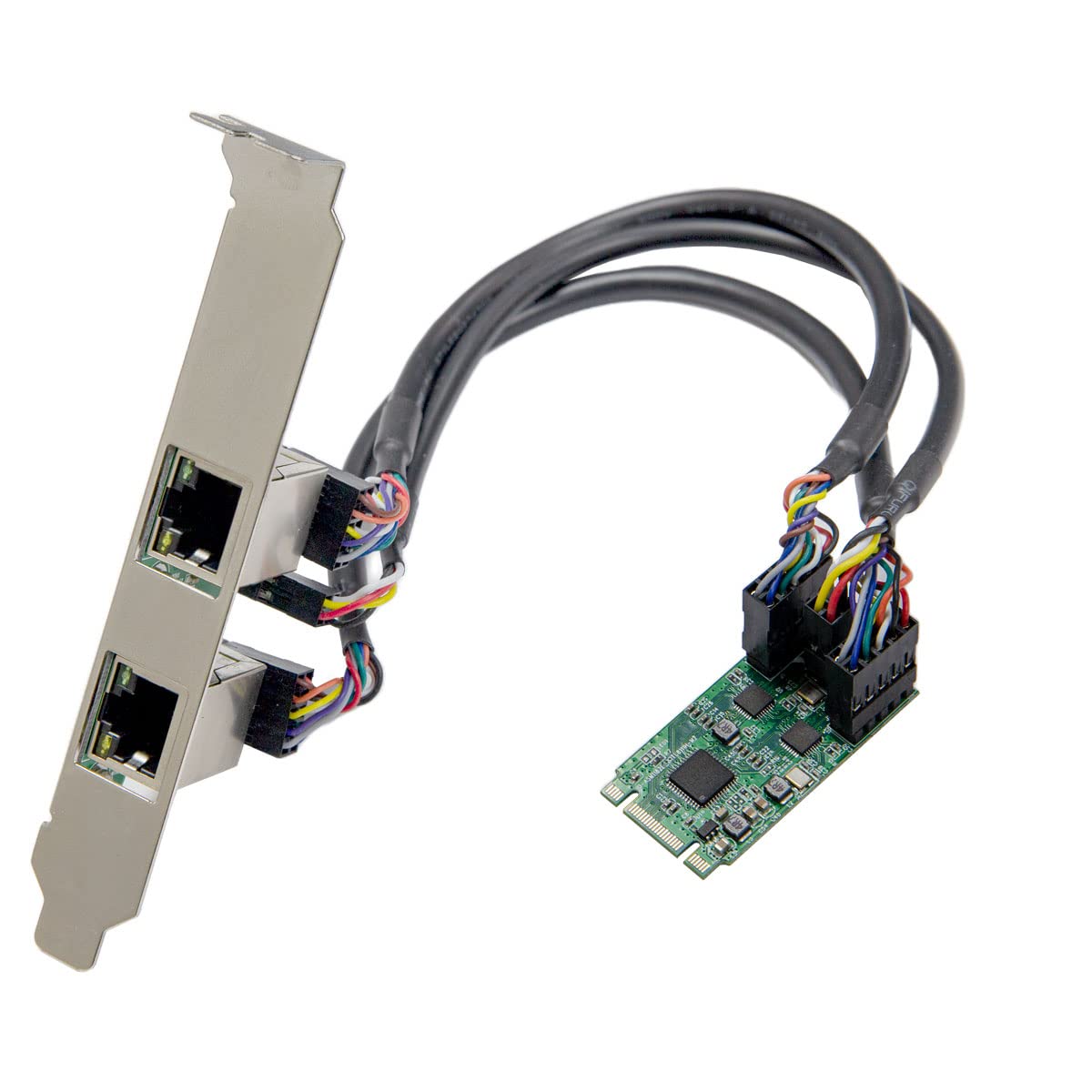 I/O Crest M.2 (B & M-Key) PCIe Interface Single Port Gigabit Ethernet Modules NIC RealTek RTL8111H Chipset