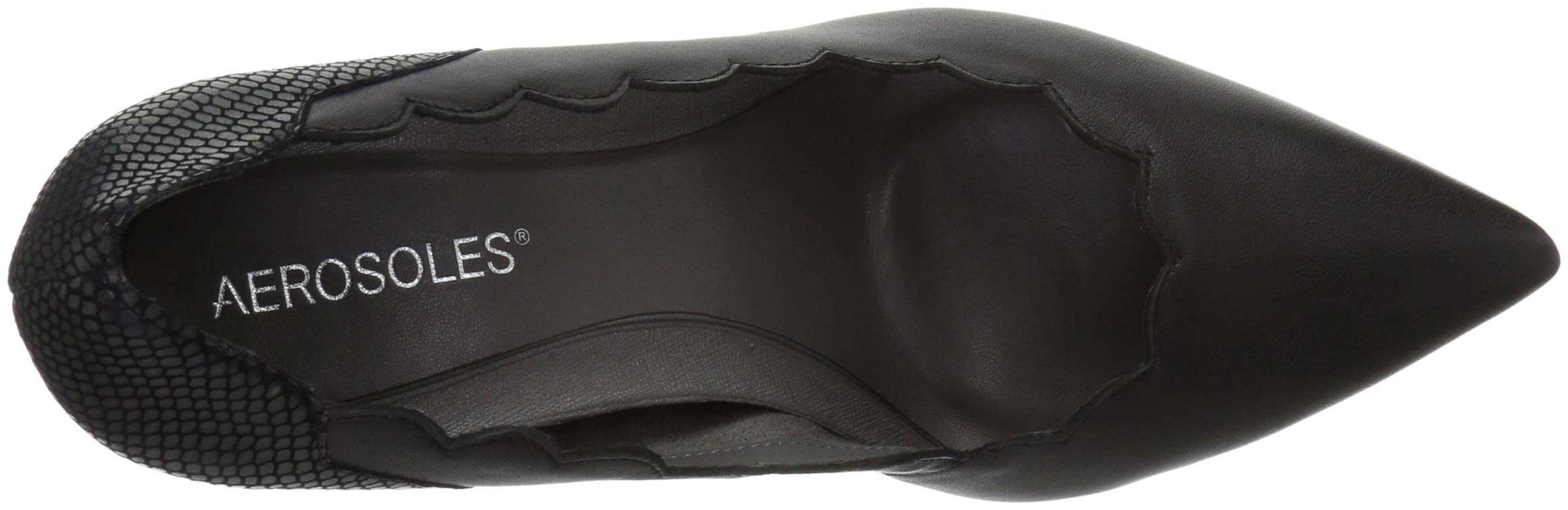 Aerosoles Women's Taxi Ride Pump, Black Leather, 10 M US - Image 9