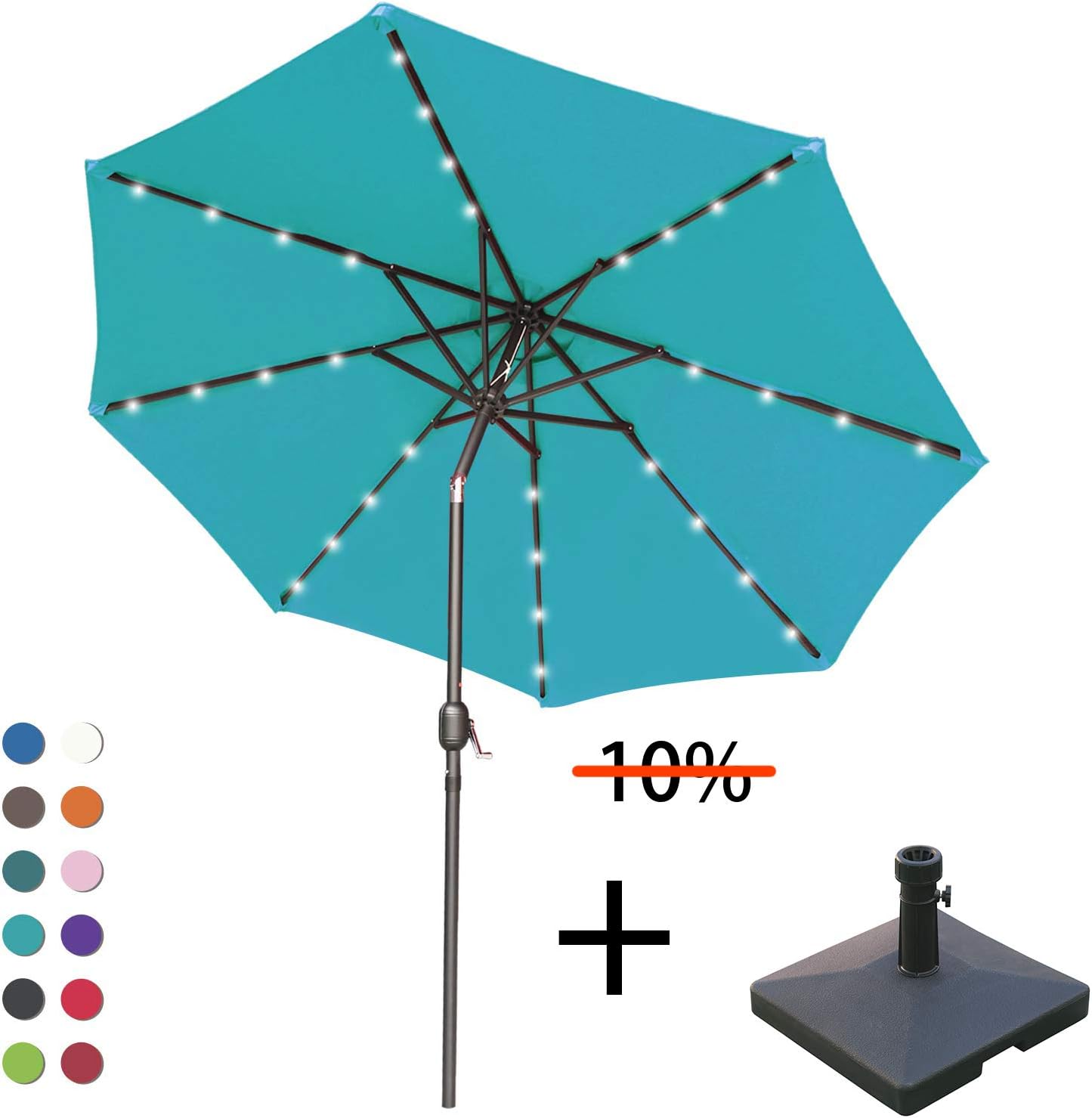 Patio Lawn Garden Umbrellas Abccanopy Patio Umbrellas Cantilever Umbrella Offset Hanging Umbrellas 9 Ft Outdoor Market Umbrella With Crank Cross Base For Garden Pool And Beach 12 Colors Light Beige Backyard