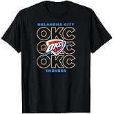 NBA - Oklahoma City Thunder Stacked City Logo T-Shirt