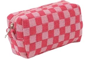 XPONNI Small Cosmetic Bag Cute Makeup Bag Y2k Accessories Aesthetic Make Up Bag Y2k Purse Cosmetic Bag for Purse