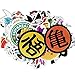 Dragon Ball Z Laptop Stickers 100Pcs Anime Waterproof Stickers for Skateboard Luggage Helmet Guitar