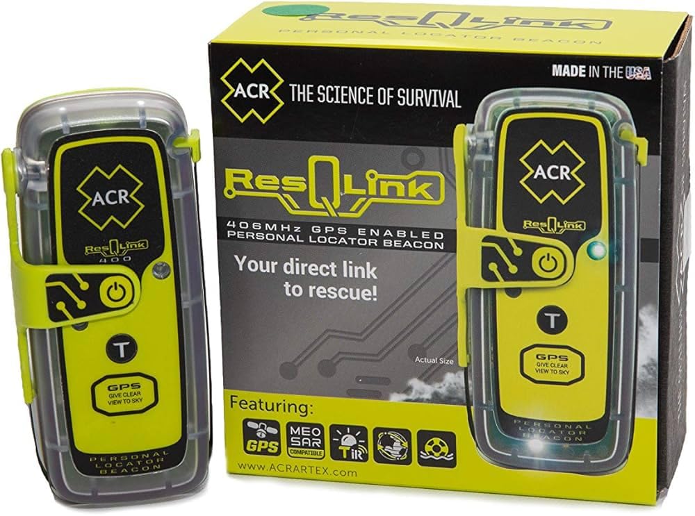 ACR ResQLink 400 - Buoyant GPS Personal Locator Beacon (Model: PLB-400)