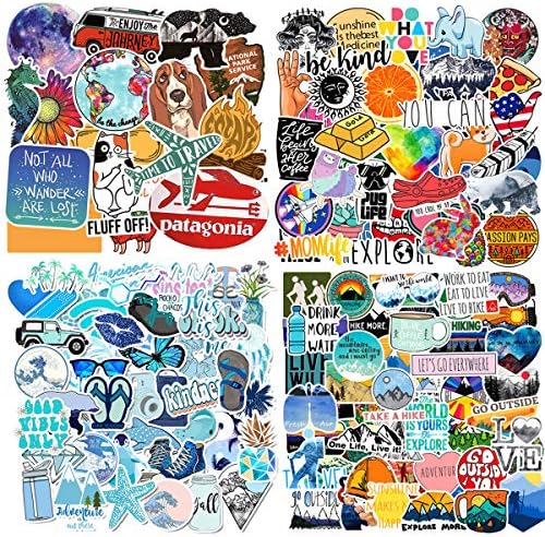 157 Pcs Stickers for Water Bottles,Sanmatic Cute Funny Stickers for Teens,Girls,Adults | Perfect for Waterbottle,Laptop,iPhone,Hydro Flask Travel Vinyl Stickers Waterproof
