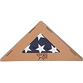 SYII Folded American Flag 3x5 Ft TearProof Series for Outside, Heavy Duty Tough Spun Polyester All Weather US Flag for High Wind, Embroidered Stars Sewn Stripes and 2 Brass Grommets