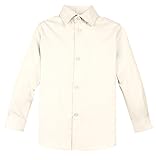 Spring Notion Big Boys' Long Sleeve Dress Shirt 16