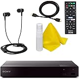 Sony BDP-S6700 4K Upscaling 3D Streaming Blu-ray Disc Player with Built in WiFi - 5 Pack Kit - Remote Control - 5 Pc Cleaning