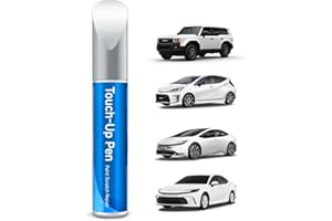 RSACET 040 Super White/Ice Cap Touch Up Paint Compatible with Toyota Exact Match Touch Up Paint Car Scratch Repair