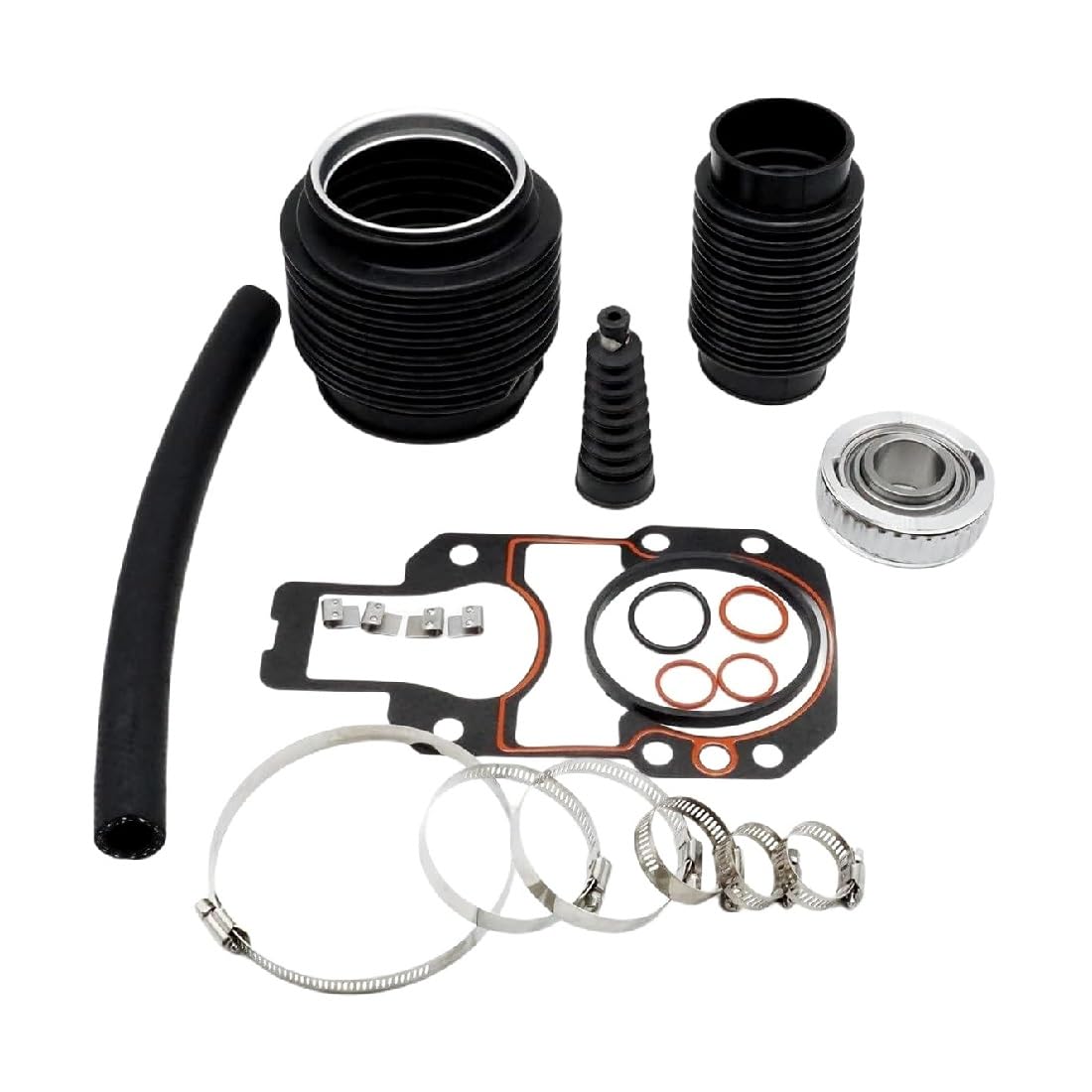 Photo 1 of MARKGOO 30-803099T1 Transom Repair Kit for MerCruiser Sterndrive Alpha One Gen 2 Outdrive with Seal Gimbal Bearing Exhaust Bellow Hose Clamp Outboard Boat Engine Replacement Parts Sierra 18-8206