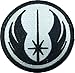 Patch Squad Men's Star Wars Jedi Order ERA Tactical Morale Patch (Black/White)