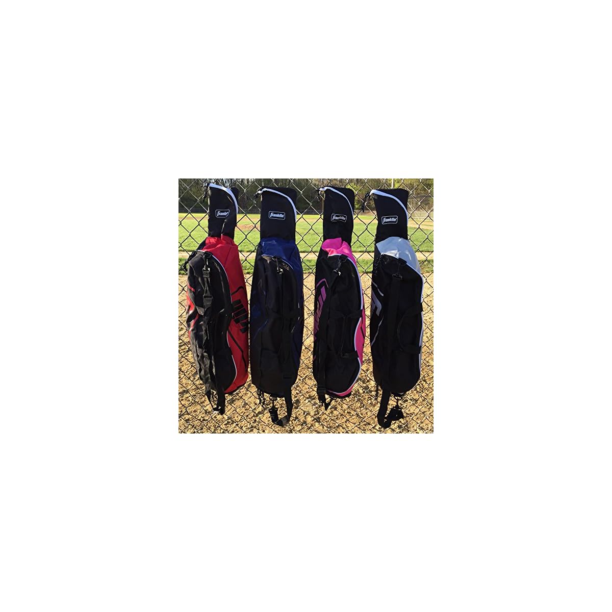 Franklin Sports Youth Baseball Bat Bag Kids Teeball, Softball