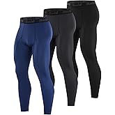 Runhit Men's Compression Running Leggings 3 Pack