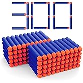 300 Foam Bullets Refill Dart Pack for nerf Gun Bullets for N-Strike Elite Blasters Nerf Guns Standard Size Refill Nerf Darts 