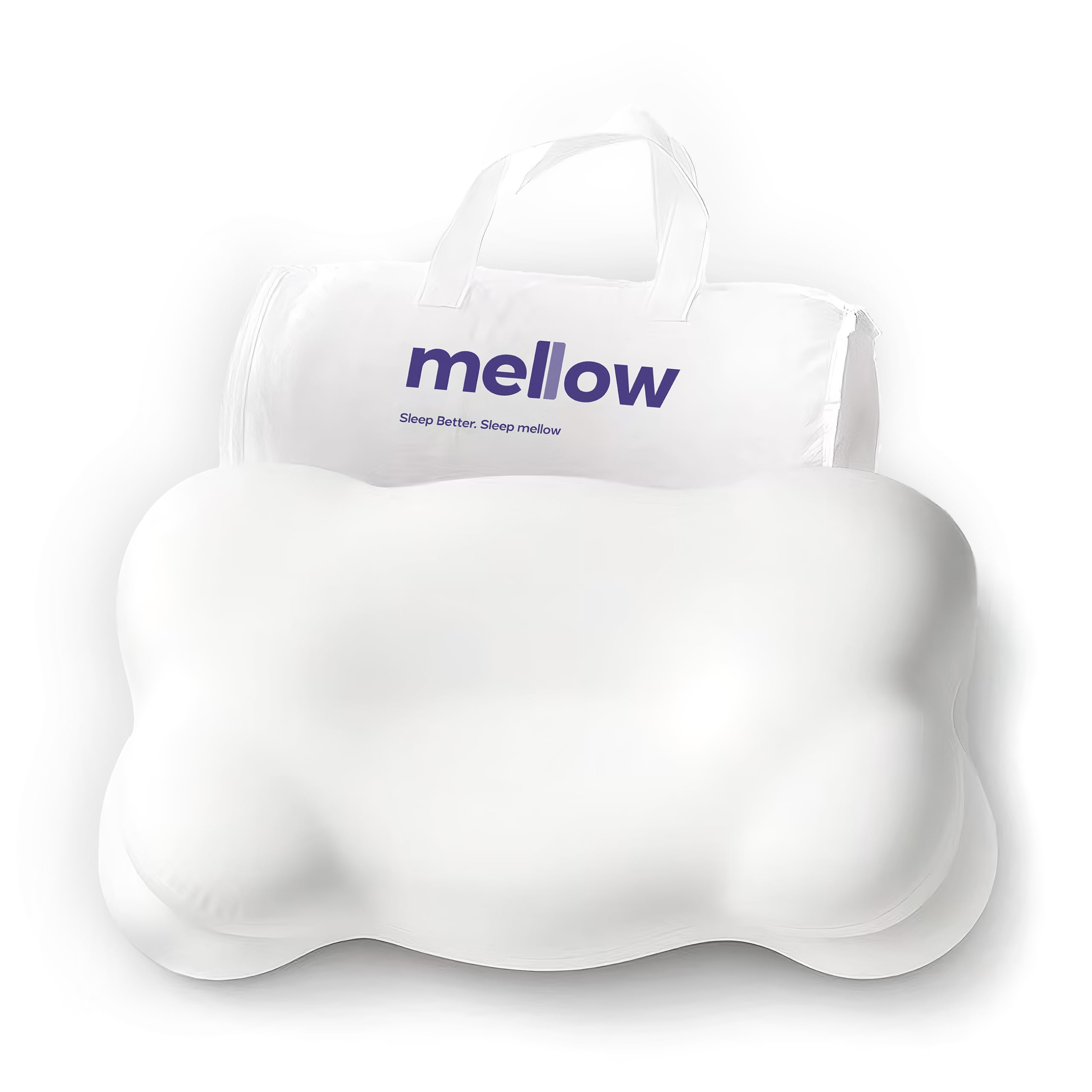 Photo 1 of Mellow Cloud Alignment Pillow – Ergonomic Support for Neck & Spinal Alignment, Dual Height, Adjustable Fill, Machine Washable Cover