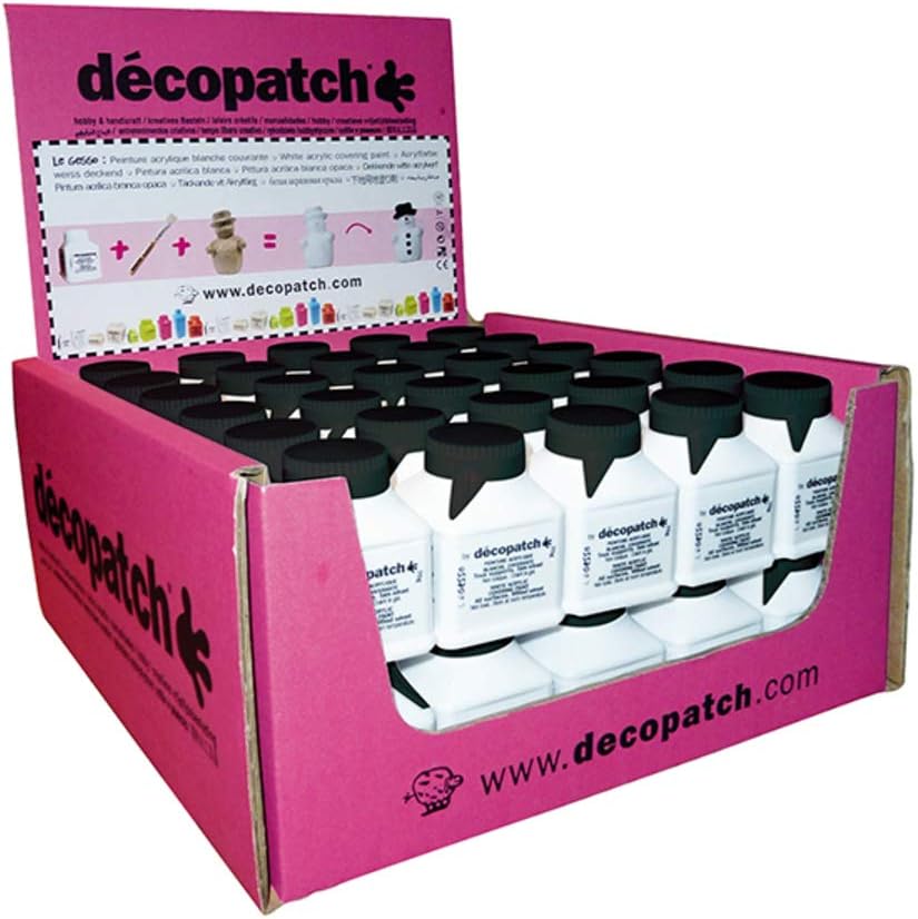 Décopatch GE70AO décopatch 'Gesso' Primer Paint, 70 g, White - Image 4