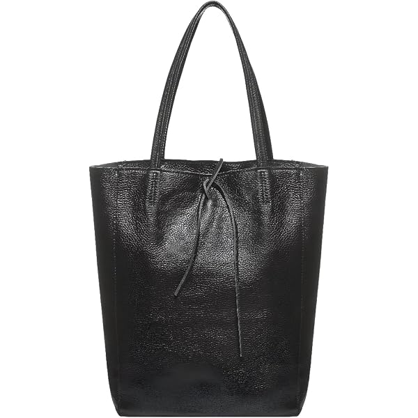 Amazon.com: Prada Women's Black Vitello Phenix Leather Shopping
