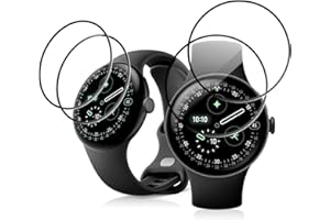 NOUKAJU [4pack] Screen Protector for Google Pixel Watch 4 (45mm), SmartWatch Protector,PMMA Material,Scratch-Resistant,Screen