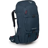 Osprey Farpoint Trek 55L Men's Travel Backpack, Muted Space Blue