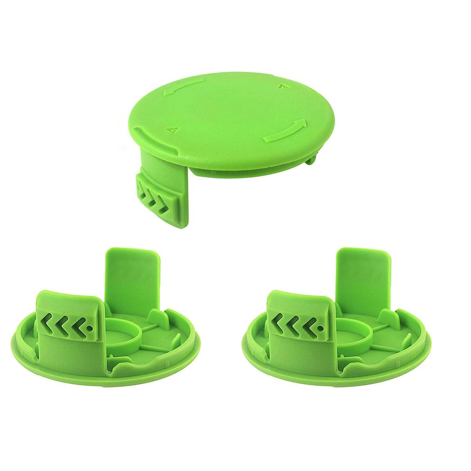 Eyoloty 3 Pack G24LT Spool Cover Compatible with Greenworks 24V G24LT, G24LTK2, G24LT30M & G24LT30MK2 Grass Trimmers | Durable Protective Spool Line Cover