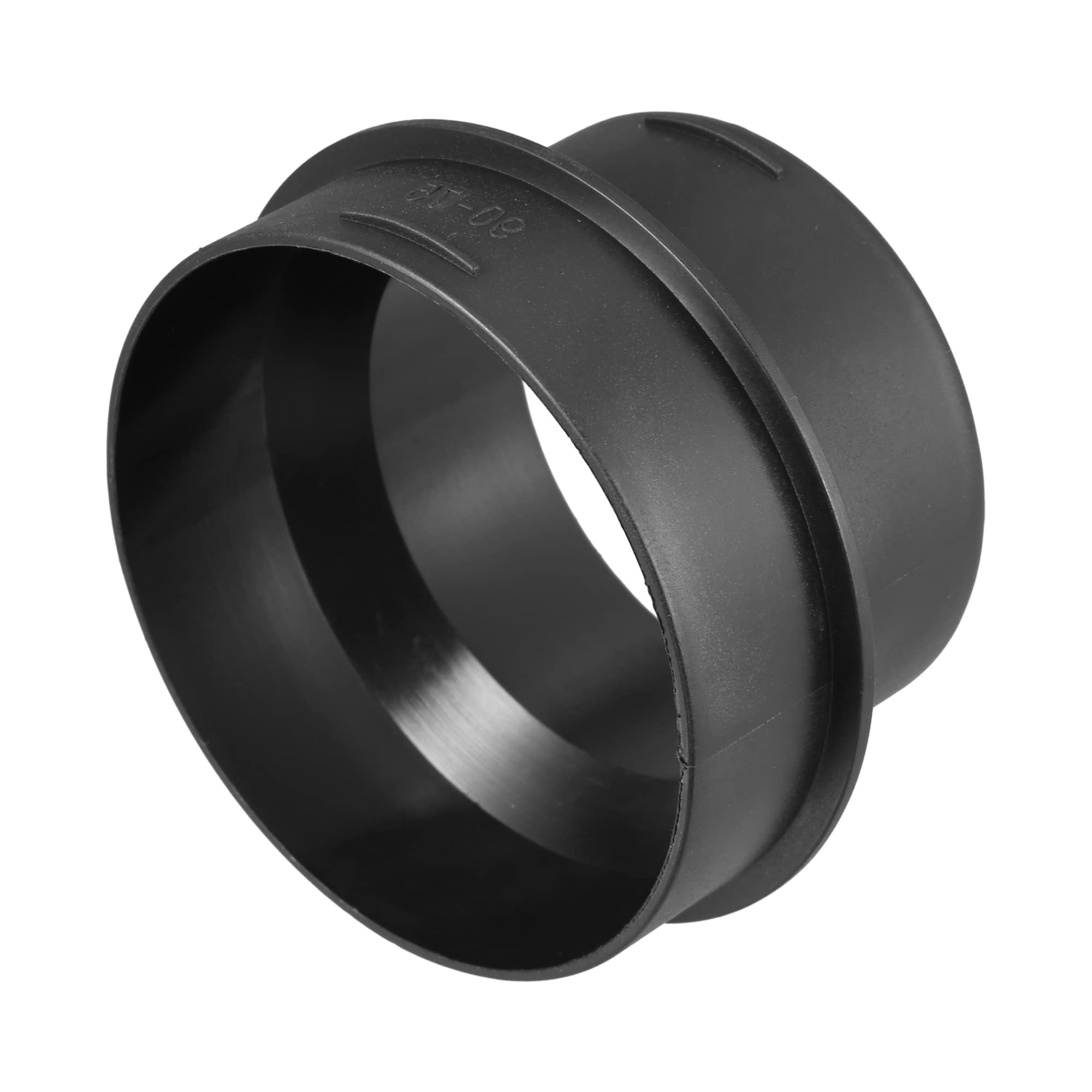 MACHSWON 75mm to 90mm Car Air Ducting Connector Straight Air Heater Duct Joiner Connector Pipe Black