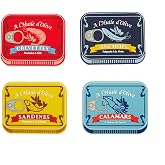 Balvi Conserverie Retro Design 4 Canned Plastic Coasters