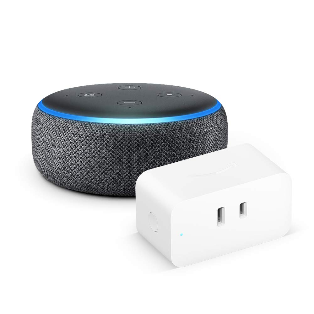【セット買い】Echo Dot (第3世代) チャコール + Amazon スマートプラグ商品画像