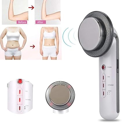 L&Z 3 in 1 Profi Ultraschall Fett Cellulite Removal Massagegerät für Gesicht und Körper, Galvanischer Strom gerät Ultraschall Mikrostrom Infrarot Kavitationsgerät für den Fettabbau gegen Cellulite