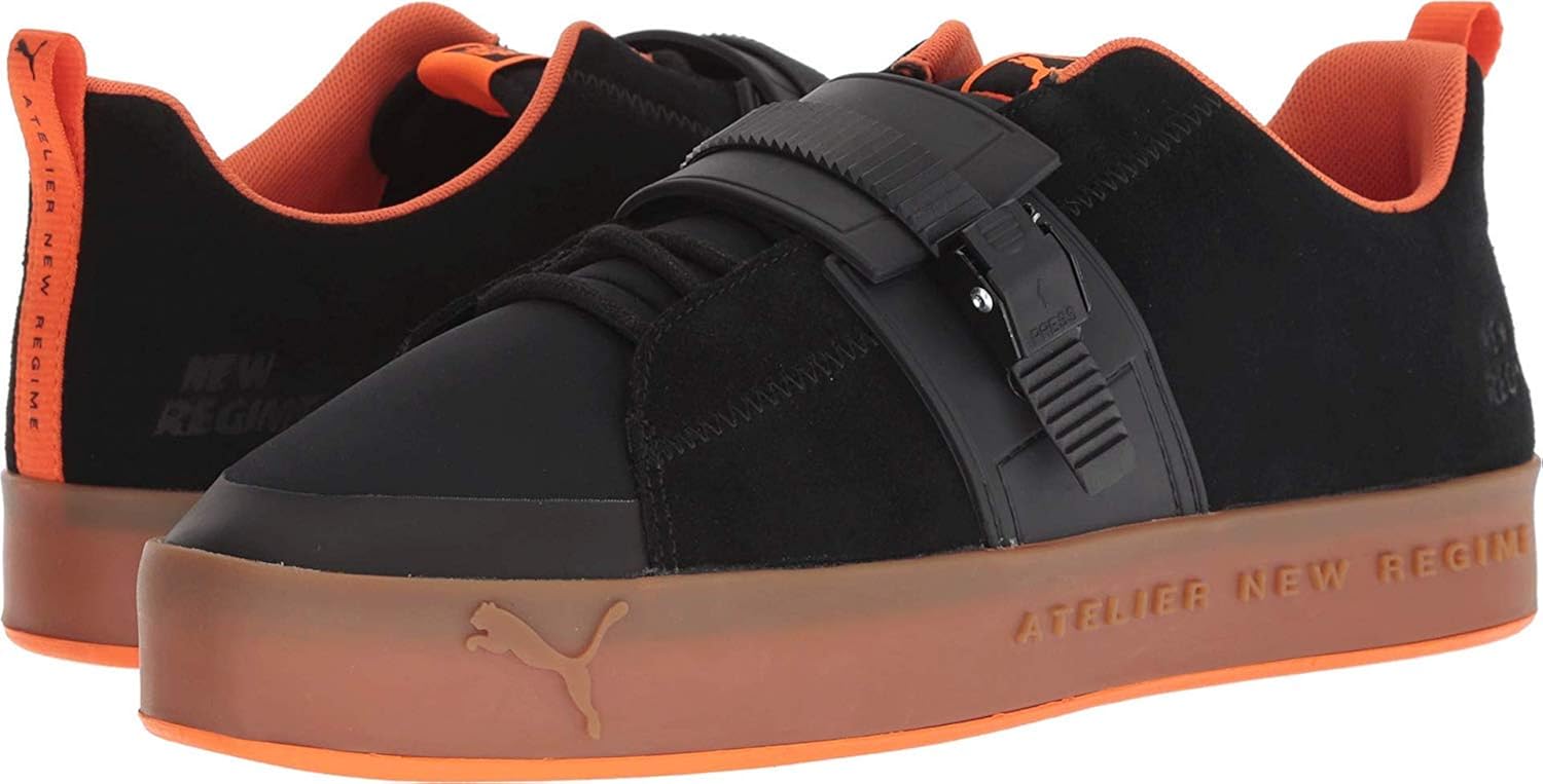 puma x atelier new regime court platform brace sneakers