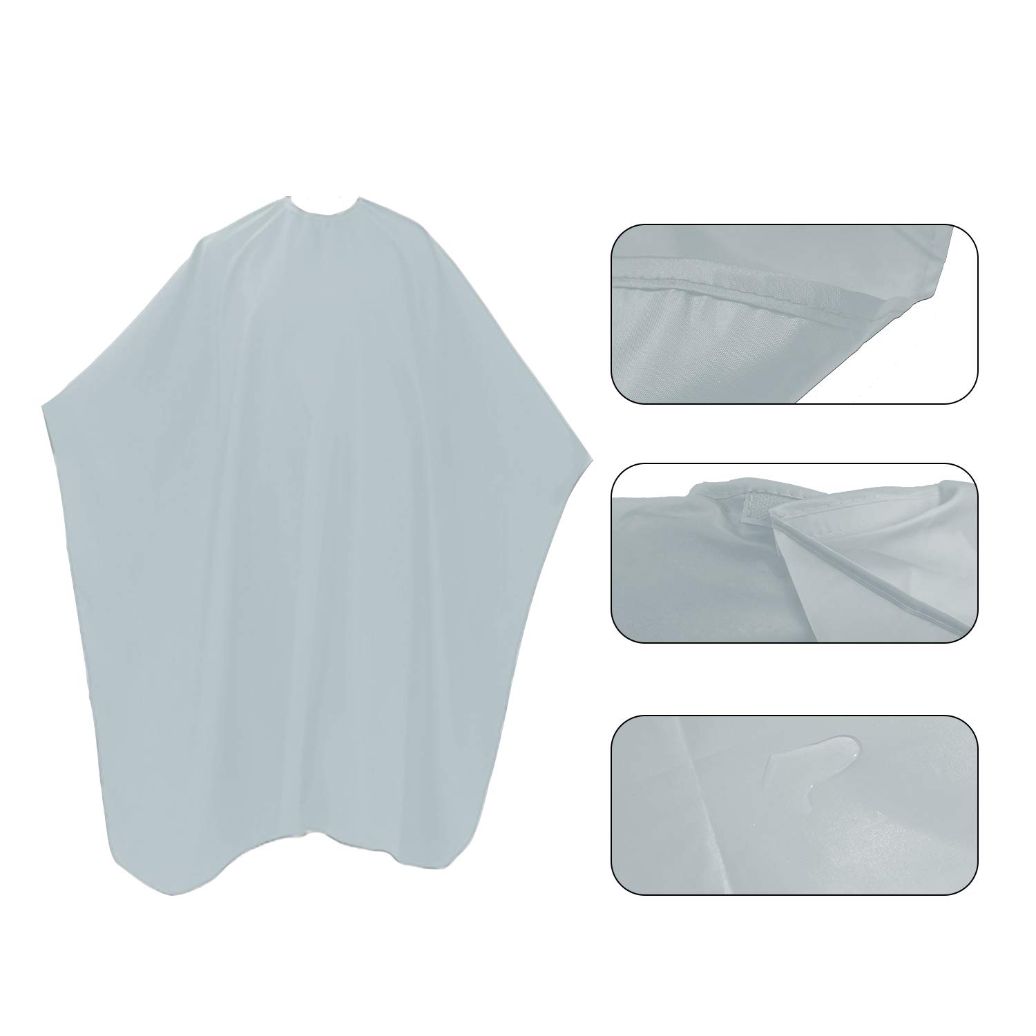 Love Story Professional Polyester Barber Cape, Salon Cape for Hair cutting, Hair Coloring, Hairdressing, Grey Household: Beauty