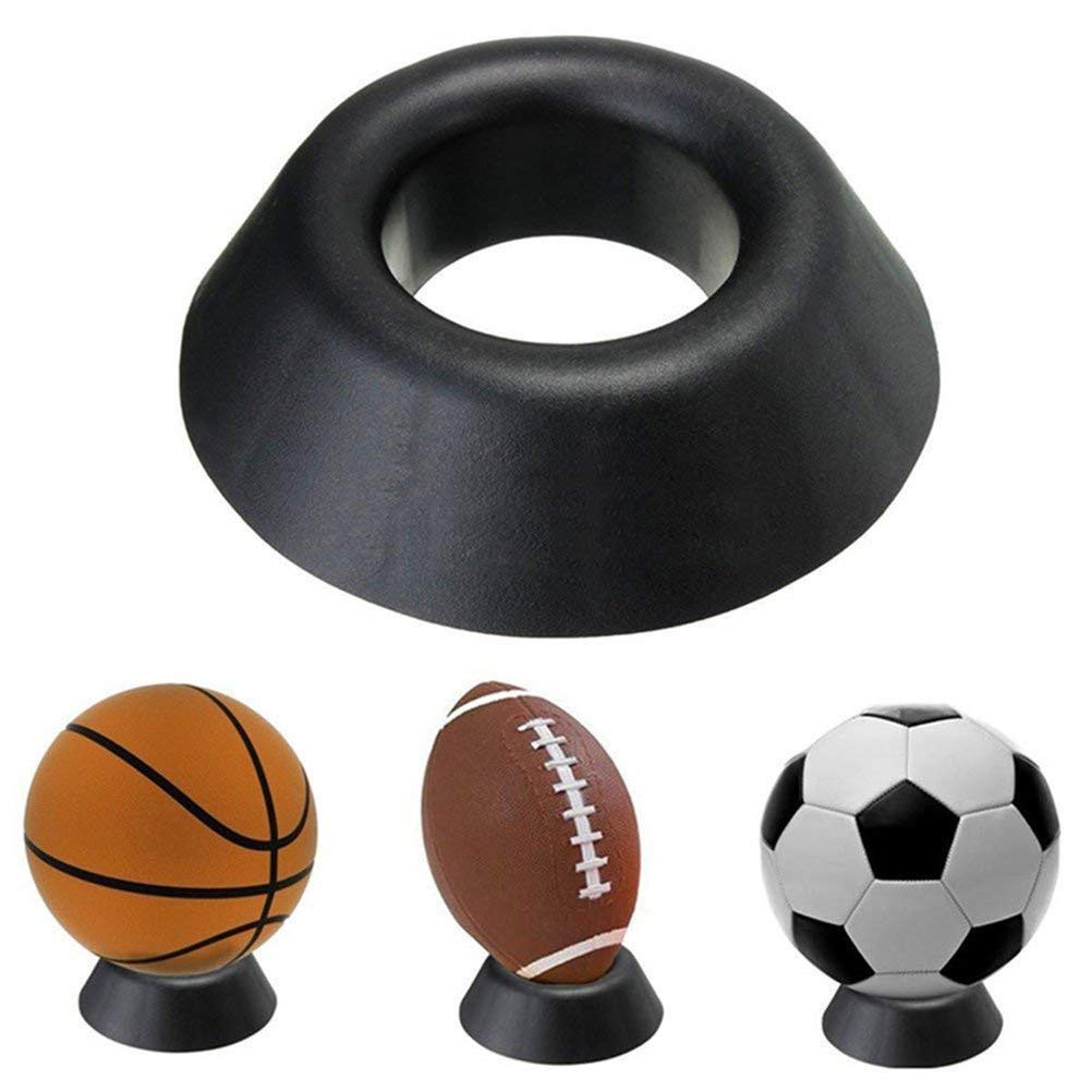 QincLing Ball Stand Basketball Football Soccer Rugby Plastic Display Holder