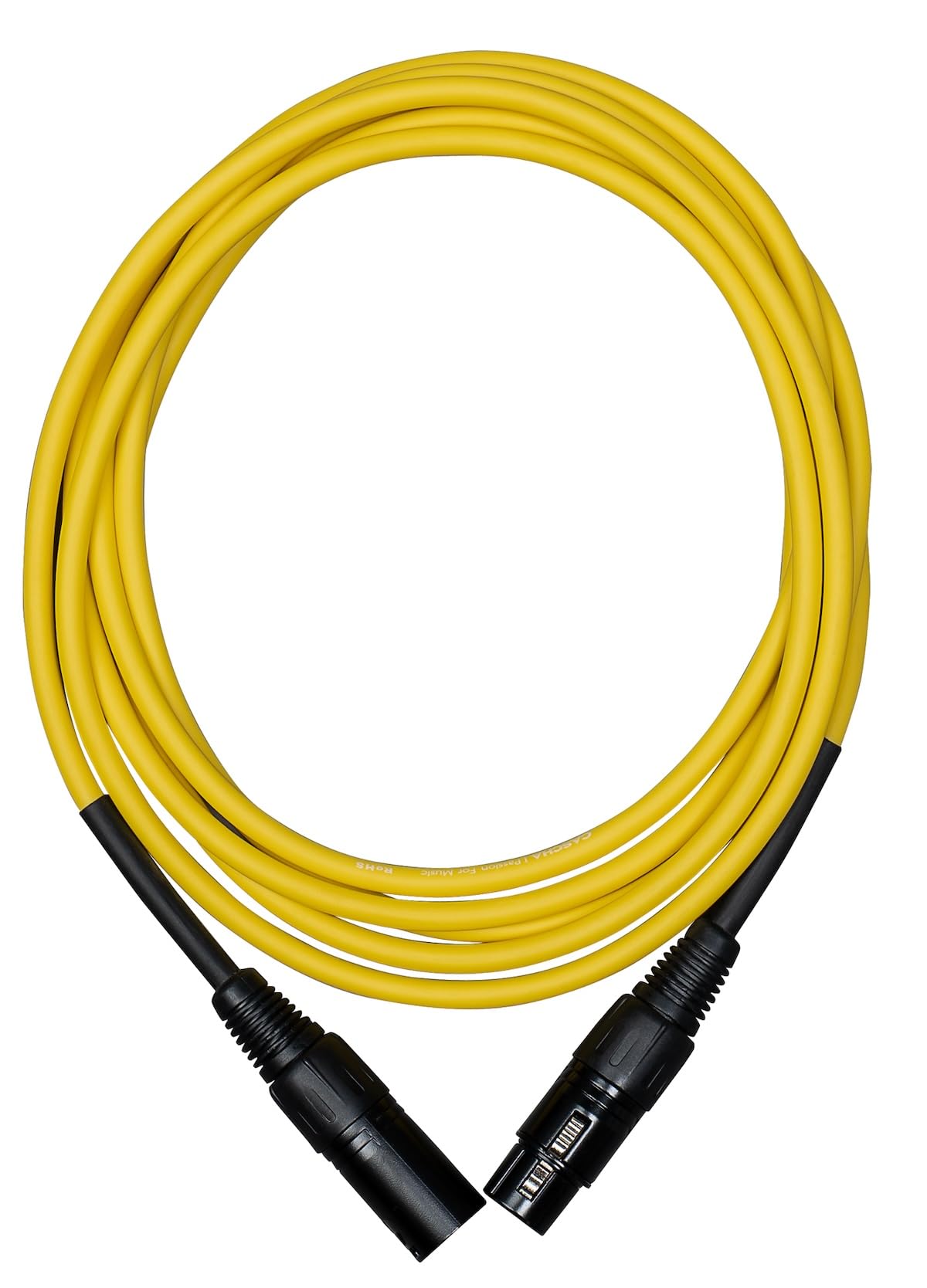 CASCHA Standard Line Microphone Cable (XLR), Yellow, 9m