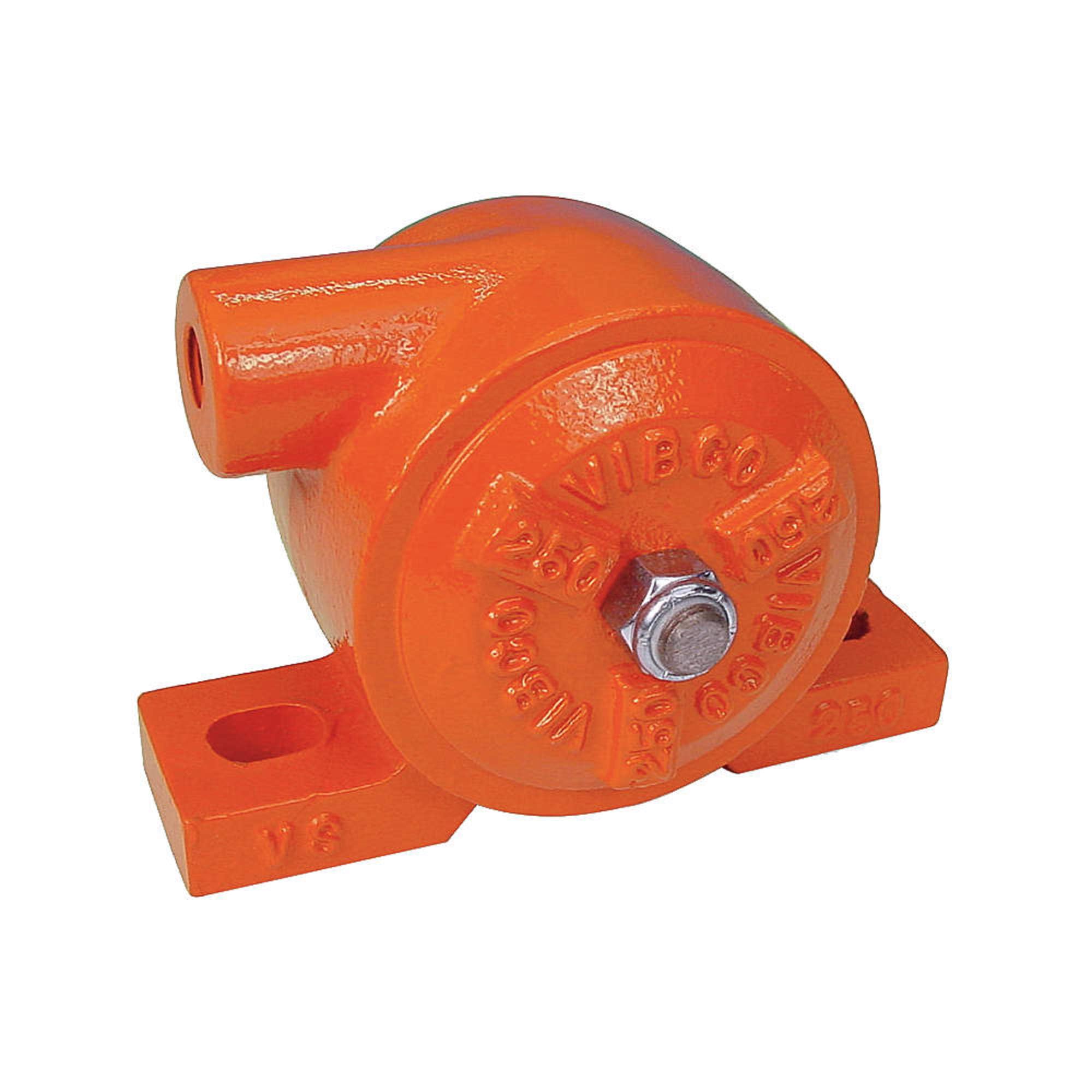 VIBCO VS-250 Vibrador de turbina neumático silencioso, fuerza de 500 lb, 7200 VPM, 10,5 CFM, 80 psi, patrón de pernos de 4 VIBCO VS-250 Vibrador de turbina neumático silencioso, fuerza de 500 lb, 7200 VPM, 10,5 CFM, 80 psi, patrón de pernos de 4