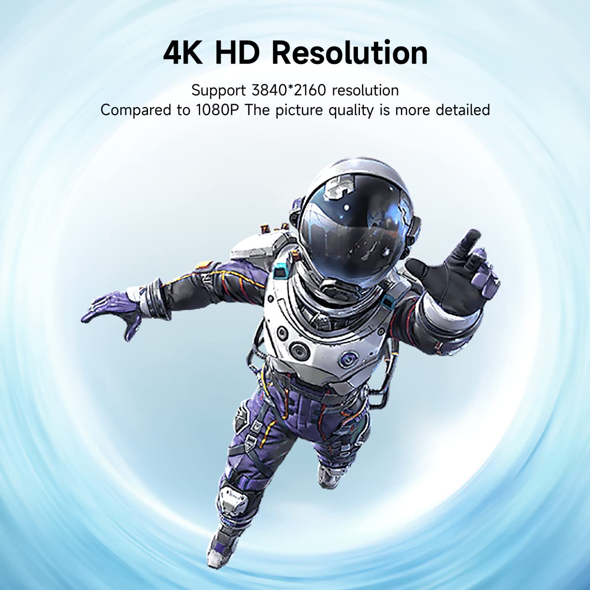 Hagibis 4K HDMI Wireless Transmitter and Receiver Kit, 2.4/5GHz Wireless HDMI Extender Kits to Monitor, Projector, HDTV, 165FT/50M HDMI Adapter for Laptop, PC, Camera, PS4/5, Xbox, Streaming (4K HDMI)