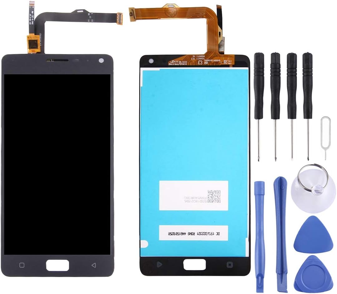 N/A Touchscreen digitizer components LCD Screen and Digitizer Full Assembly for Lenovo VIBE P1 / P1c72 5.5 inch(Black) (Color : Black)