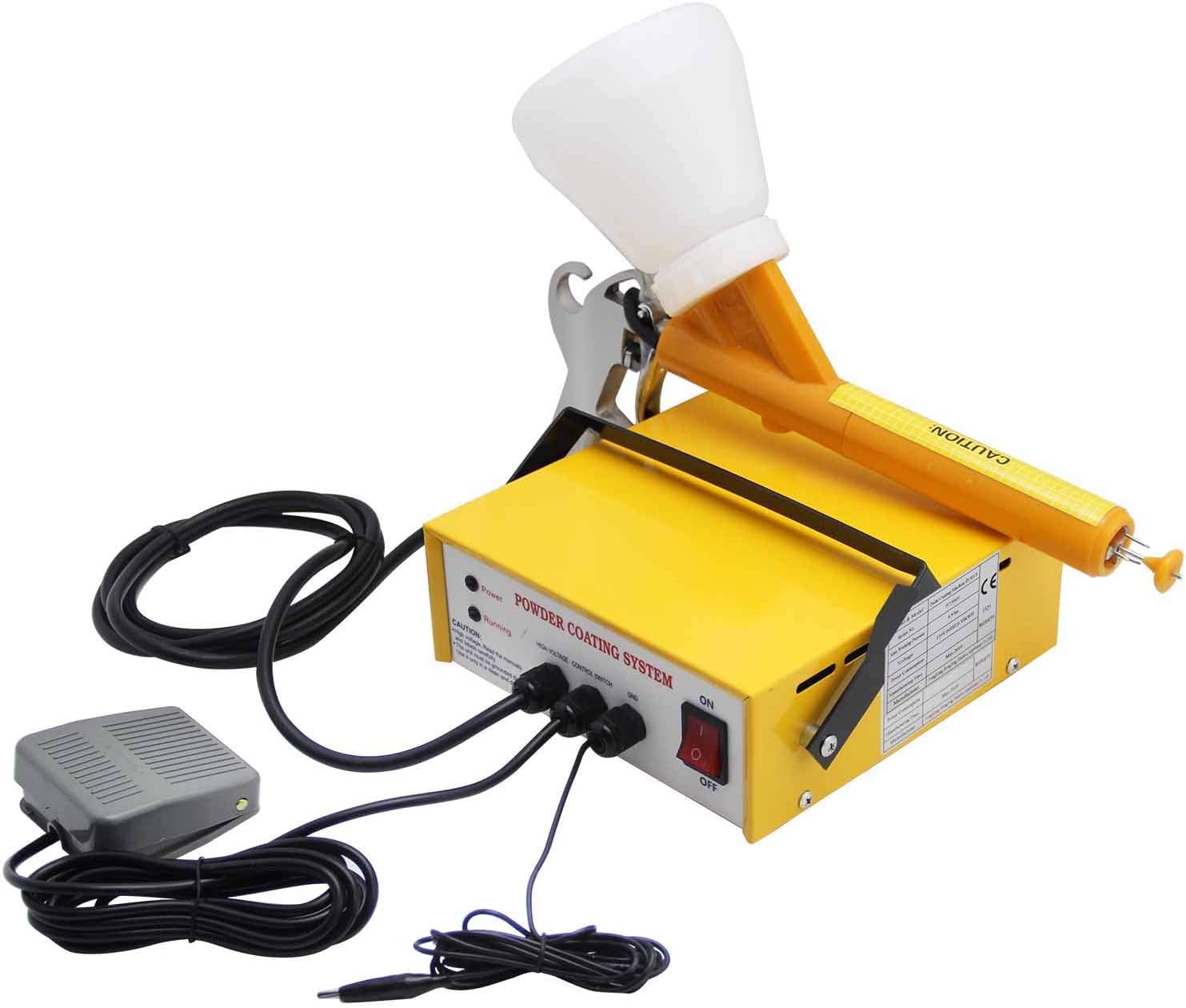 Portable Electrostatic Powder Coating System 5 Stage Electrostatic Spraying Machine Powder