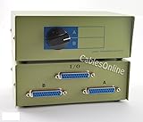 CablesOnline 2-Way A/B DB25 Parallel Printer Rotary