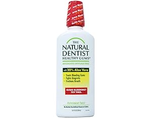 The Natural Dentist Healthy Gums Antigingivitis Rinse-Peppermint Twist-16.9 oz, 2 pk