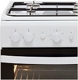 Indesit IS5G1KMW 50cm Gas Cooker White A Rated 59L Enamel Interior view 4