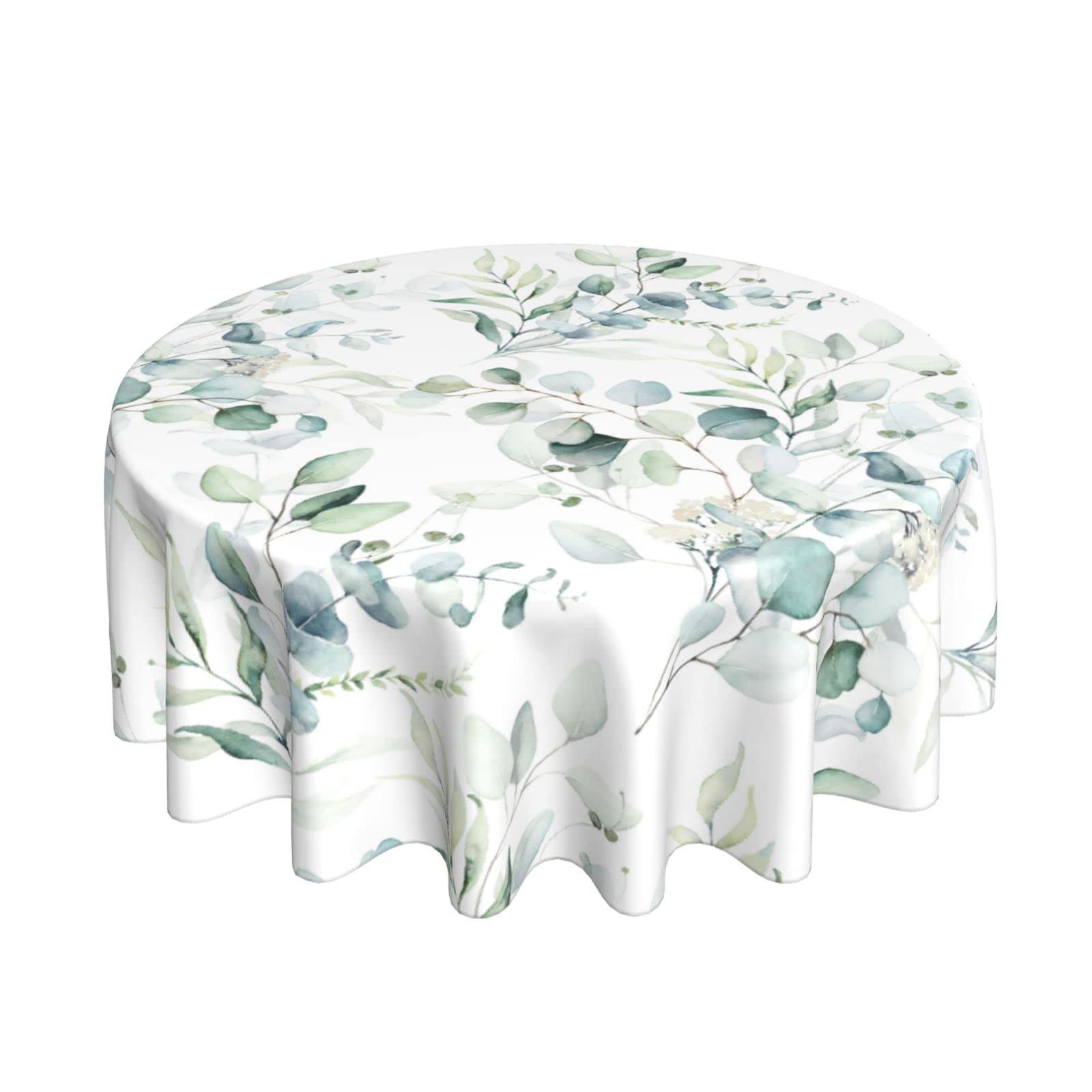 Photo 1 of *USED*
Kawani Spring Summer Leaf Floral Sage Green Tablecloth Round 60 Inch Ruitic Watercolor Table Cloth Waterproof Fabric Farmhouse Green Grey Leaves Tablecloths Decorative for Holiday Home Party