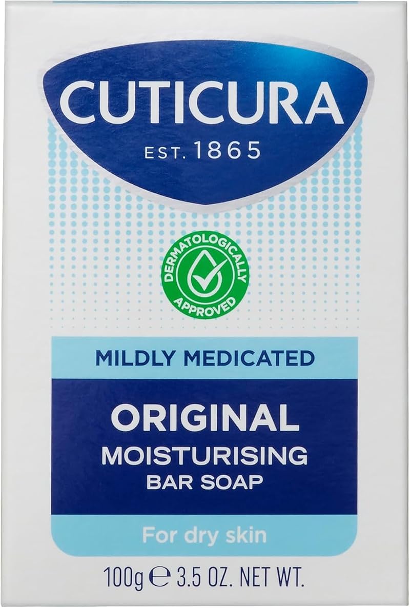Cuticura Original Moisturising Antibacterial Bar Soap for Dry Skin